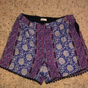 Hollister zip on side festival shorts